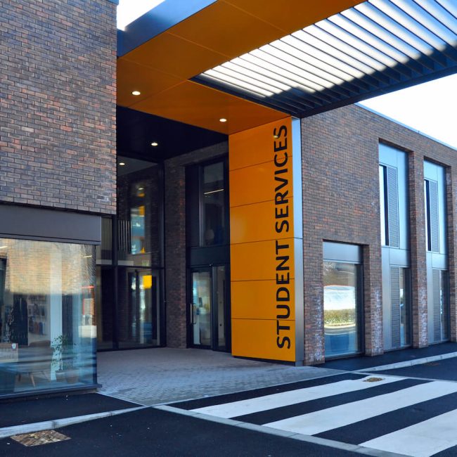 AUB Student services entranceway