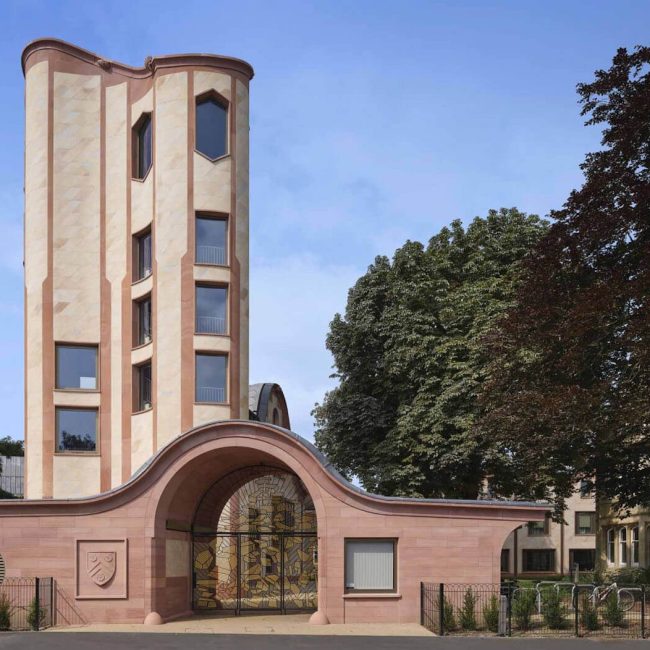 Gradel quadrangles entrance gates