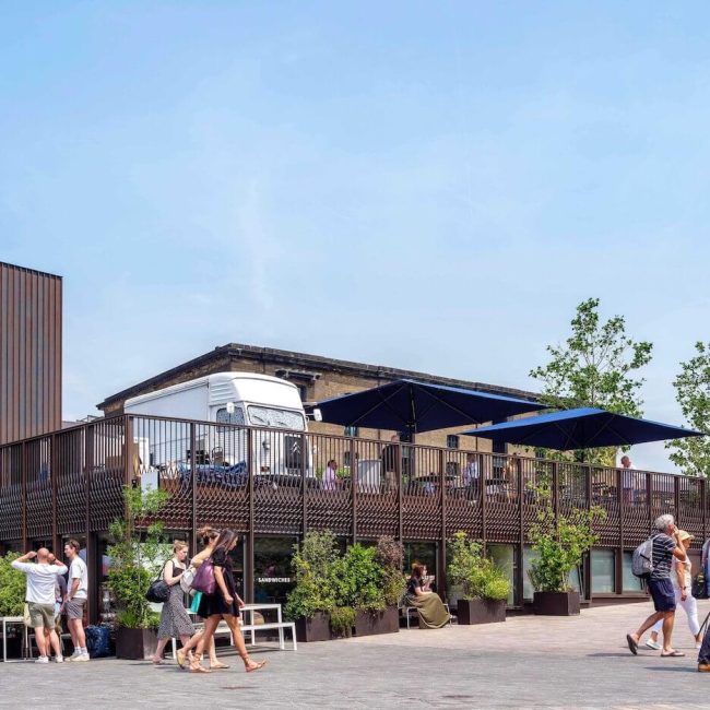 Granary square pavilion