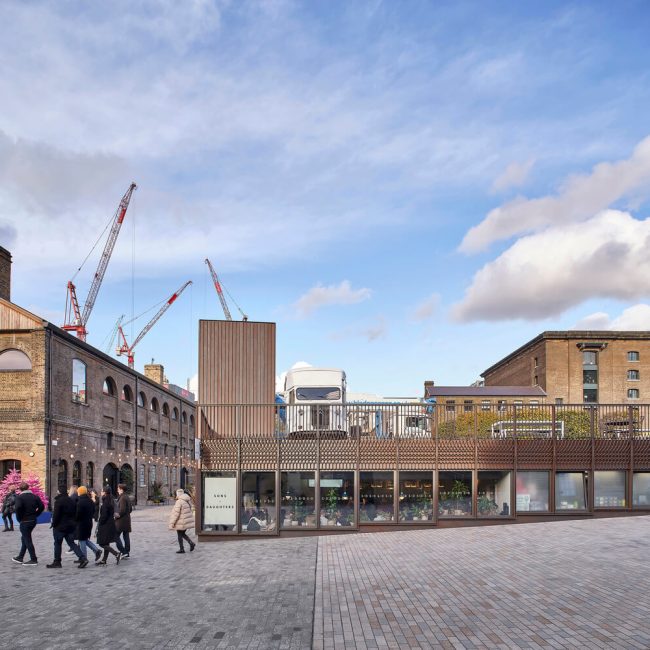 Granary square pavilion