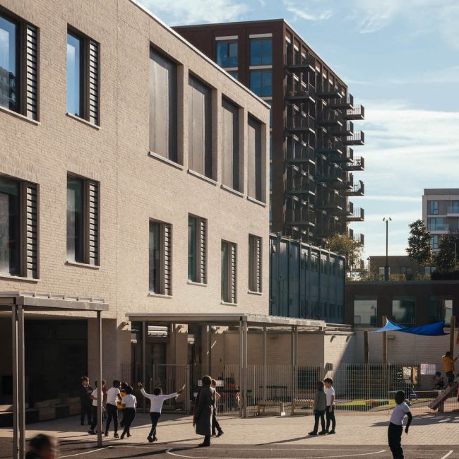 Royal Wharf School playground